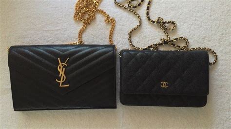 ysl small vs mini woc|YSL Saint Laurent Monogramed Wallet on Chain Review.